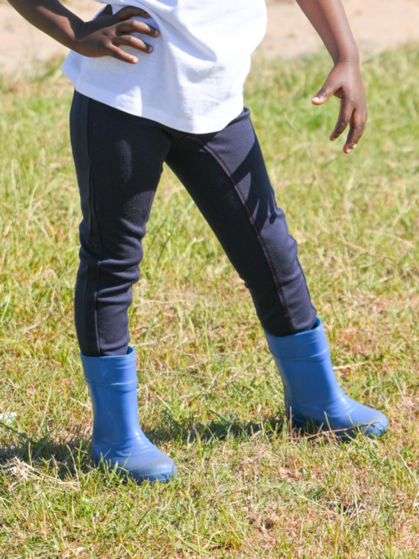 Navy Blue Jodhpurs with Pink Stitch